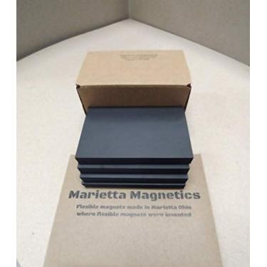 Imagem de Pacote com 100 folhas de ímã lisas de 10 x 15 cm 20 mm – Marca Marietta Magnetics