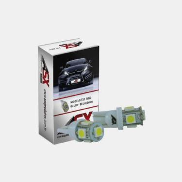 Imagem de Led Lampâda T10 5 Leds 5050 12v - Asx