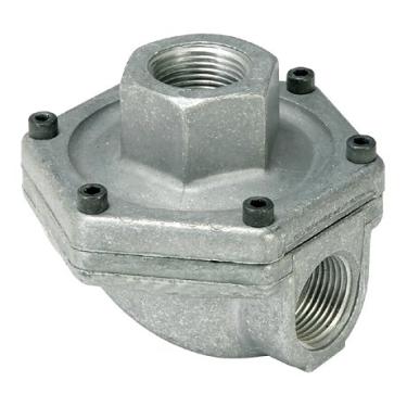 Imagem de Parker Válvula de escape rápida de alumínio fundido 0R25VB com vedação estática de fluorocarbono, entrada NPTF de 0,63 cm x cilindro NPTF de 0,64 cm x 0,64 cm NPTF, fluxo de 90 scfm, 3-150 psi