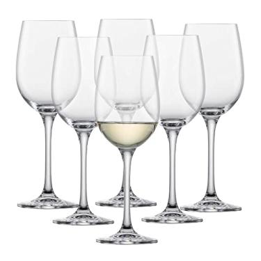 Imagem de Schott Zwiesel Taças de vidro de cristal Tritan Coleção Clássica Copos de vinho multiuso 300 ml, conjunto de 6