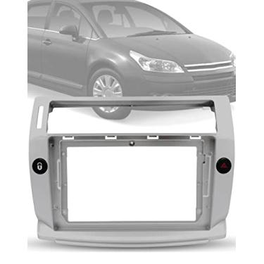 Imagem de Moldura Painel 2 Din 9" Polegadas Citroen C4 Pallas 2008 até 2016