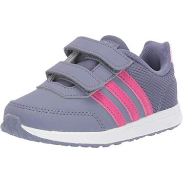 Imagem de T nis infantil Adidas VS Switch 2, Raw Indigo/Real Magenta/True Pink, 6 Toddler