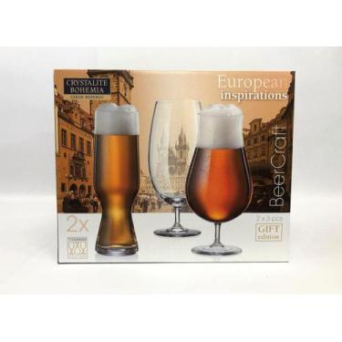 Imagem de Conj 6 Taças Bohemia Titanium Cervejas Europe Inspirations - 3 Formato