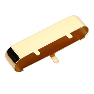 Imagem de Dovewill Capa para captador de pescoço de latão para guitarra elétrica estilo TL Telecaster substituição dourada