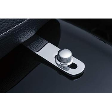 Imagem de Kuryakyn Acessório de motocicleta 5210: Parafuso de assento de aço de liberação rápida com cabo serrilhado para motocicletas indianas 2014-19, cromado