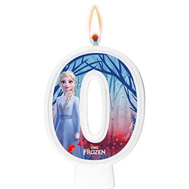 Imagem de Vela Numeral Frozen Ii Numero 0 01 Un.