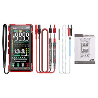 Imagem de harayaa Multímetro Digital Inteligente 10A Tester Medidor Auto Range True RMS DC/ 9999 Multitester com Lâmpada Capitância Ohm, 622B