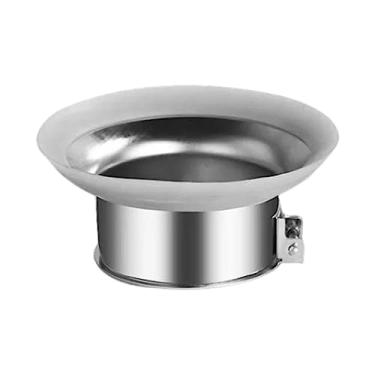 Imagem de ＫＬＫＣＭＳ Cobertura de vaso sanitário agachada Acessórios de banheiro de aço inoxidável universal Útil Desodorante de banheiro Plugue de bloqueio de, pequena