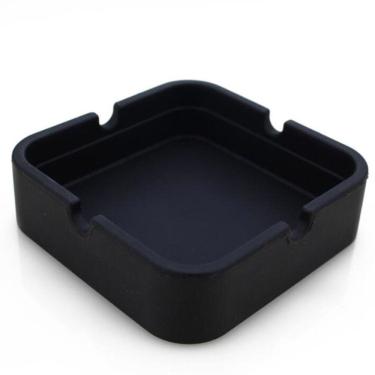 Imagem de Cinzeiro Silicone Não Queima Quadrado Borracha