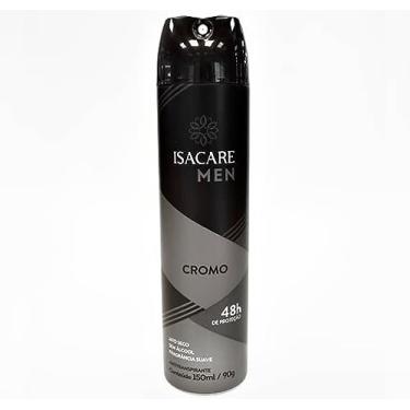 Imagem de Isacare Desodorante Aerossol Homem Cromo Preto/Cinza 150 Ml