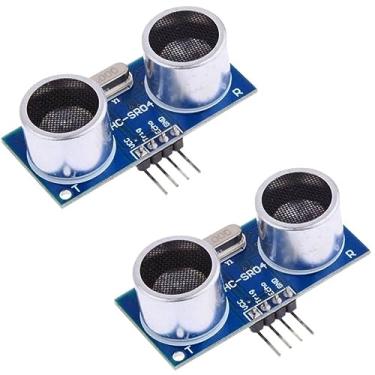 Imagem de Kit com: 2x Sensor Ultrassônico HC-SR04 para medir distância e detectar objetos