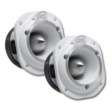 Imagem de Kit 2 Super Tweeter Eros ETA 44 Trio Branco 300 Watts RMS 8 Ohms
