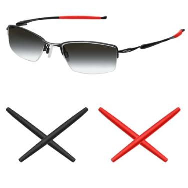 Imagem de Mryok — Substituição para óculos de sol Oakley Transistor/Spoke 0,5/Capacitor/Lizard 2 – Opções, Red & Black, One Size