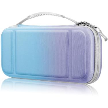 Imagem de Fintie Carrying Case for Nintendo Switch Lite 2019, [Shockproof] Hard Shell Protective Cover Travel Bag w/15 Game Card & 2 Micro SD Card Slots for Switch Lite Console & Accessories, Evening Ombre