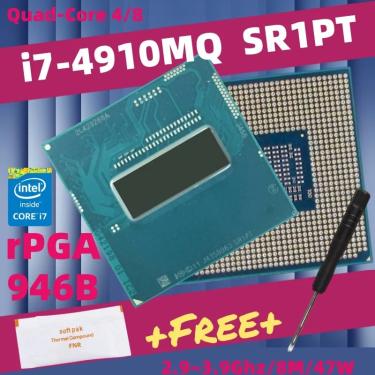 Imagem de Intel core i7-4910MQ sr1pt quad-core portátil cpu soquete g3 pga946b hm86 hm87 mq8