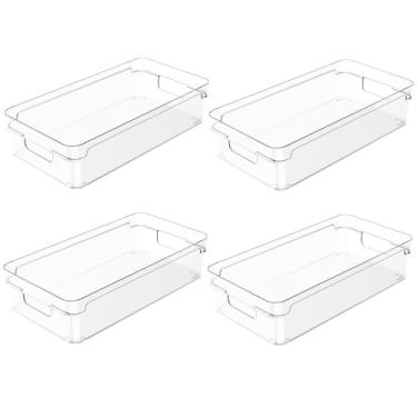 Imagem de Kit Organizador Clear 30X15x7cm 4 Peças - Ou
