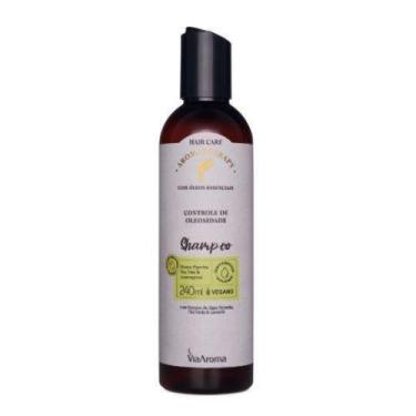 Imagem de Shampoo Controle De Oleosidade Aromatherapy Via Aroma - 240ml - Viaaro