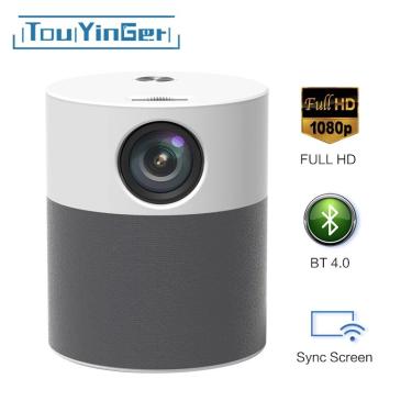 Imagem de Touyinger T9 nativo completo hd projetor portátil 1080p mini beamer cinema em casa vídeo filme