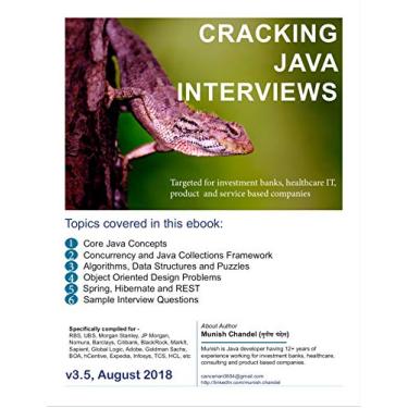 Imagem de Cracking Core Java Interviews 3rd Edition: Java Question Bank for Investment Banking, healthcare IT and Product based companies (English Edition)
