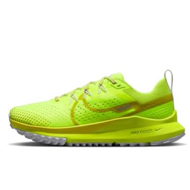 Imagem de Nike Tênis de corrida feminino React Pegasus Trail 4 (Volt/Preto/Branco Summit/Cacto Brilhante, Sistema de Tamanho de Calçado dos EUA, Adulto, Feminino, Numérico, Médio, 38)