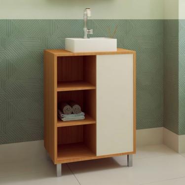 Imagem de Gabinete de Banheiro Julia 1 PT Mel e Arenas