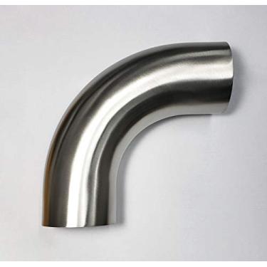 Imagem de Cotovelo de curvatura de mandril inoxidável de 90° de 4,8 cm - raio de soltura 1,5D - parede de 16GA/165 cm - perna de 5 cm - SS304 - aço inoxidável