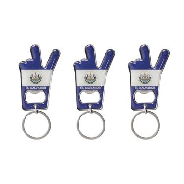 Imagem de Chaveiro abridor de cerveja Victory - Bandeira do país (El Salvador)