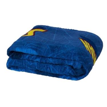 Imagem de Cobertor Solteiro Raschel Homem Aranha em Ação Jolitex