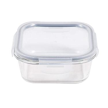 Imagem de Petisqueira Dupla de Vidro com Suporte e Alça de Sisal Nature Wolff 23,5X10,5X6CM