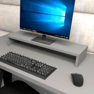 Imagem de Suporte p/ Monitor MDF Mesa de Escritório 70cm x 20cm CS F5 - F5 Offic