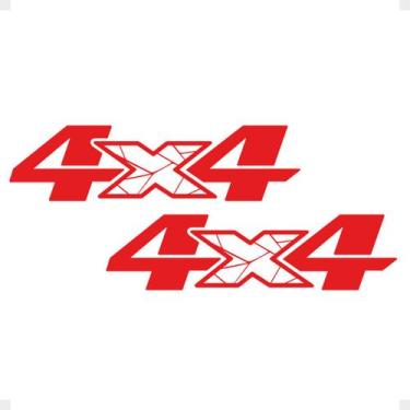 Imagem de Adesivos 4x4 Compatível Com Ranger Storm 2020/2022 Vermelho - SPORTINO