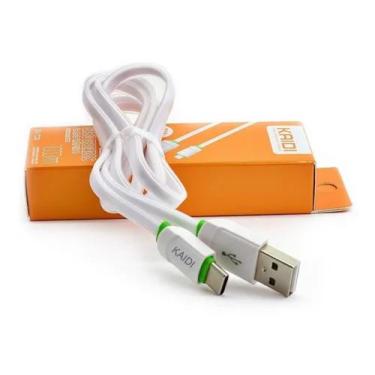 Imagem de Cabo Usb C De Dados Carga Tipo C Refoçado Rápido Turbo  - Kaidi
