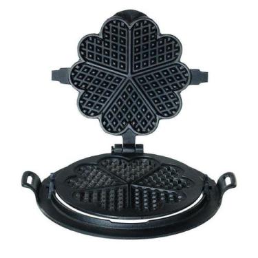 Imagem de Máquina P/ Fazer Waffle Ferro Fundido  6895 F. Santana - Fundição Sant