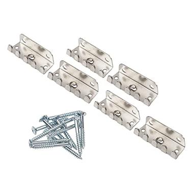 Imagem de Conjunto de 6 peças de garra de mola de tremolo simples Yootones com parafusos para substituição de guitarra Fender Strat ST Stratocaster (prata)