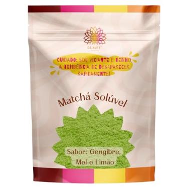 Imagem de Chá verde Matcha em pó solúvel (Gengibre, Mel e Limão) Premium Ca.Nuts (500g)