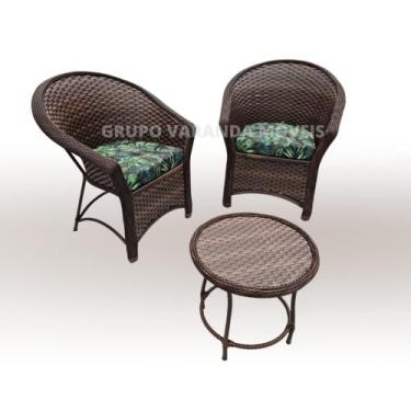 Imagem de Kit de Varanda, Duas Poltronas com mesinha, Area externa - Varanda Móv