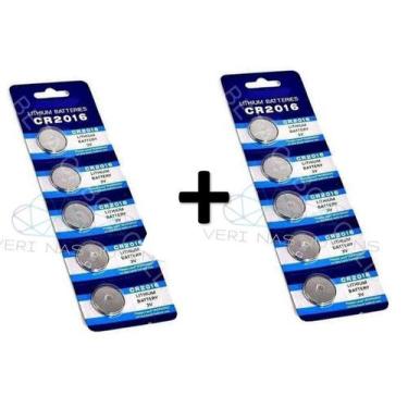 Imagem de Kit 2 Bateria 3v Cr2032 Lithium Cartela 5 Unidades Bios Placa Mãe - ma