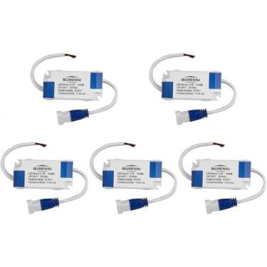 Imagem de Kit C/5 - Driver Reator Fonte P/Painel Led Blumenau 3,5W, Bivolt