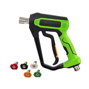 Imagem de Generic Lavadora de alta pressão Máquina de limpeza de alta pressão para limpeza doméstica Prática Profissional Portátil Versátil Portátil, com 5 Bicos, Interno 10mm