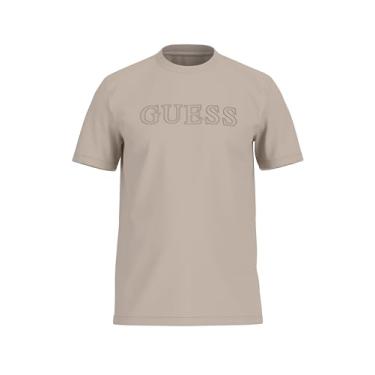 Imagem de GUESS Camiseta masculina de manga curta Alphy, Pedra Pasadena, GG