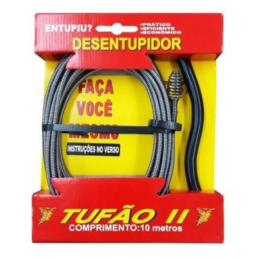 Imagem de Desentupidor De Cano Pia Esgoto Vaso Ralo Calha Tufão 10mts