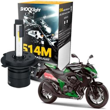Imagem de Lâmpada Super Ultra Led Farol Moto Kawasaki Z 800 2013 - Shocklight