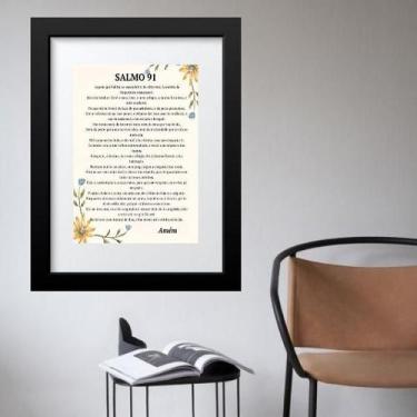 Imagem de Quadro Salmo 91 - 60X48Cm - Quadros On-Line