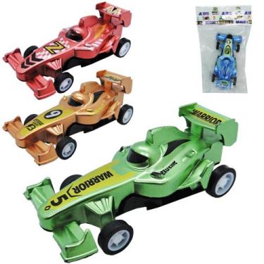 Imagem de Carro formula 1 a friccao pull back 8x4x2,5cm - JR TOYS