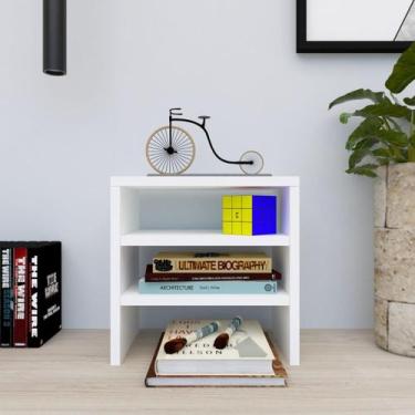 Imagem de Escaninho organizador de mesa Branco 30x20x30cm - Móveis Novo Estilo