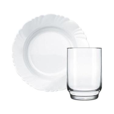 Imagem de Aparelho de Jantar Nadir Opaline Pétala 8 Peças