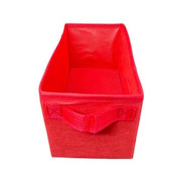 Imagem de Caixa colorida 14x14x28 com alça - Vermelho -  Organibox