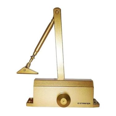 Imagem de Mola Automática para Porta Controle Fechamento Hidráulico Suave Ouro 5