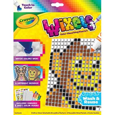 Imagem de Crayola Wixels Kit de atividades de animais, conjunto de colorir Pixel Art, presente para crianças, idades 6, 7, 8, 9