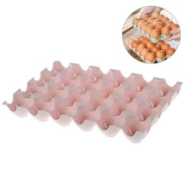 Imagem de Bandeja Porta Ovos 24 Divisórias Organizador Geladeira - Fwb, Rosa